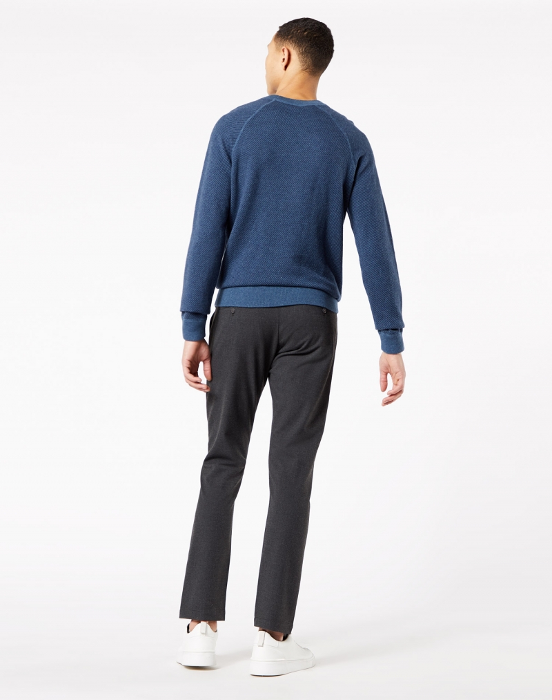 Jersey de hombre de cuello redondo Dockers, modelo 29656-0002, de color azul marino - 3 - La Casa Dels Pantalons