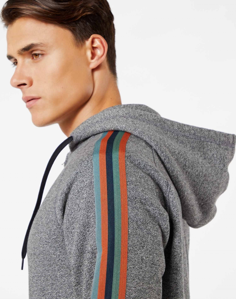 Dessuadora d'home Dockers amb cremallera, model 86720-0000, de color gris - 3 - La Casa Dels Pantalons