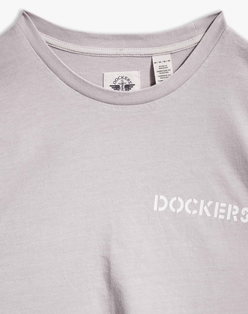 Samarreta d'home de màniga curta Dockers, model 86854-0000, de color morat rentat - 2 - La Casa Dels Pantalons