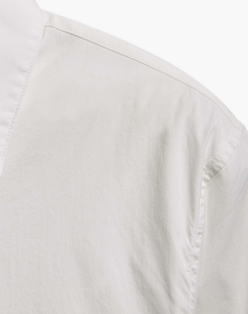 Camisa d'home Dockers de màniga llarga, model 86865-0000, de color blanc - 2 - La Casa Dels Pantalons