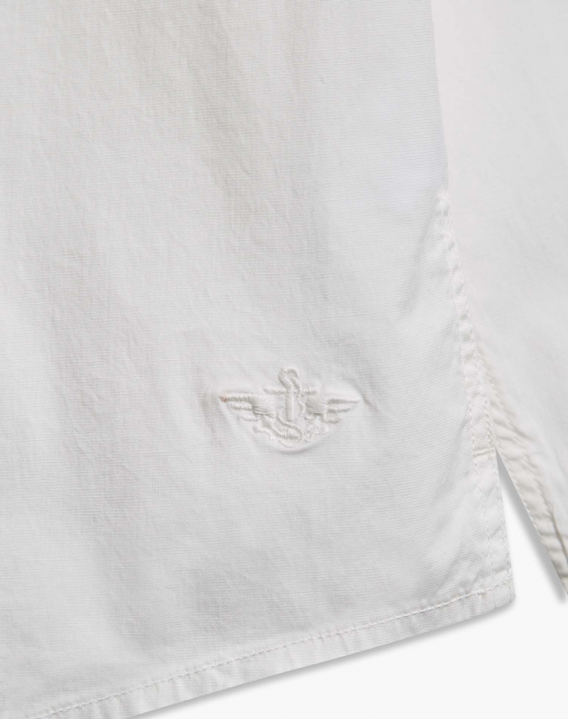 Camisa d'home Dockers de màniga llarga, model 86865-0000, de color blanc - 3 - La Casa Dels Pantalons