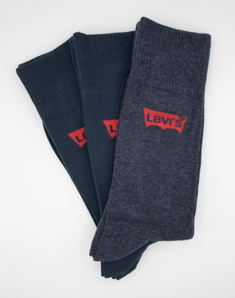 Pack de 3 calcetines Levi's, modelo 903052001/825, de diferentes azules - 2 - La Casa Dels Pantalons