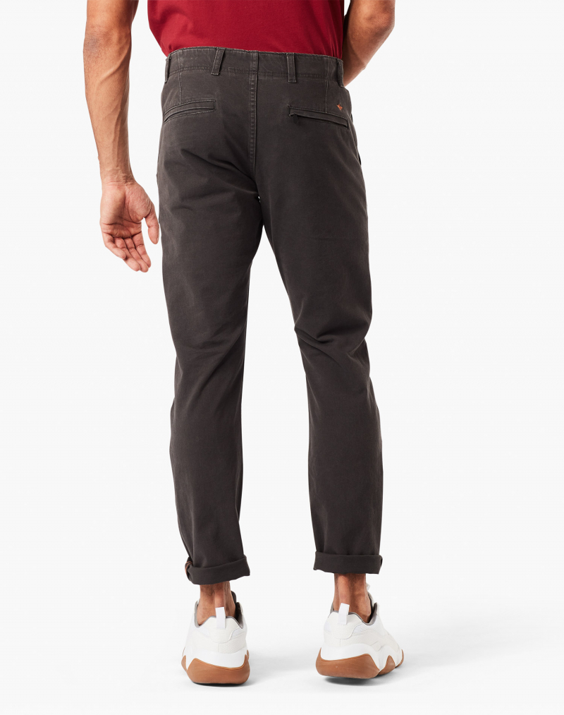 Pantalons d'home Dockers Alpha Khaki 360 skinny, model 55775-0006, gris fosc - 3 - La Casa Dels Pantalons