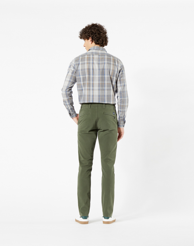 Pantalones de hombre Dockers Alpha Khaki 360 skinny, modelo 55775-0011, caqui - 3 - La Casa Dels Pantalons