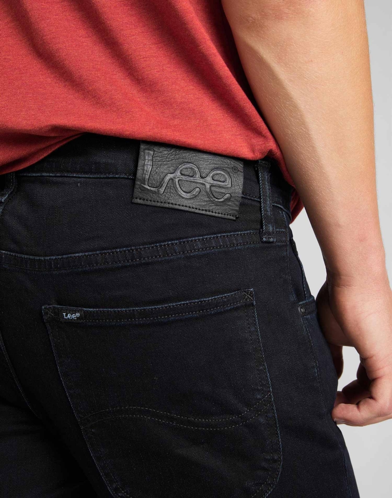Pantalons texans d'home Lee Daren zip regular, model L707QCBW, de texà blau fosc - 3 - La Casa Dels Pantalons