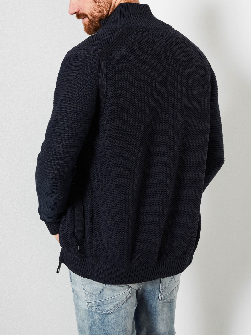 Jersei d'home Petrol, model KWC202/5091, de color blau marí - 2 - La Casa Dels Pantalons