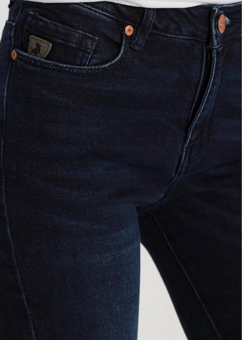 Pantalons texans de dona Lois Lua boot, model 20533/966, de texà blau fosc - 3 - La Casa Dels Pantalons