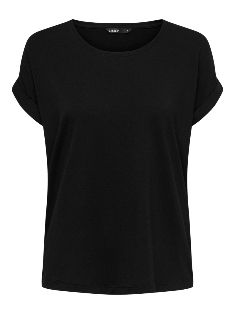 Samarreta de dona Only de màniga curta, model Moster 15106662, de color negre - 3 - La Casa Dels Pantalons