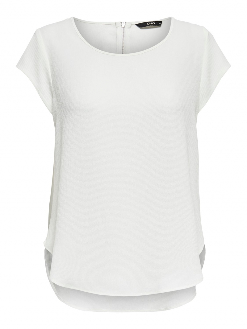 Samarreta de dona Only de màniga curta, model Vic 15142784, de color blanc - 3 - La Casa Dels Pantalons