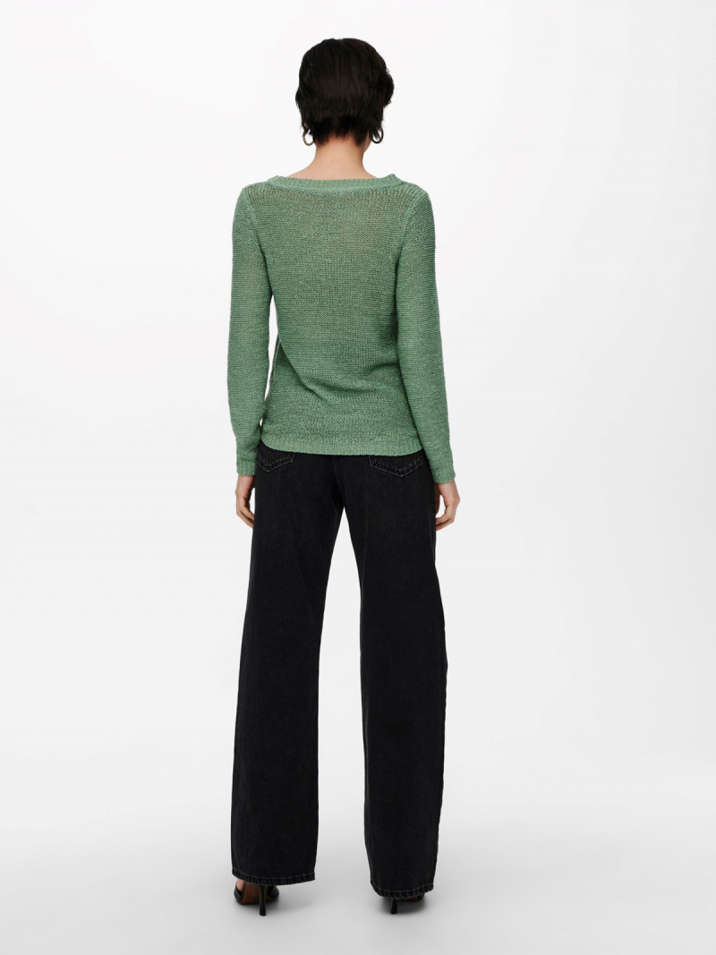 Jersey de mujer Only, modelo Geena 15113356, de color verde claro - 2 - La Casa Dels Pantalons