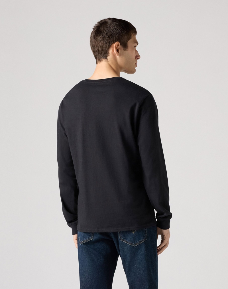 Camiseta de hombre de manga larga Levi's®, modelo 72848-0009, negra - 2 - La Casa Dels Pantalons
