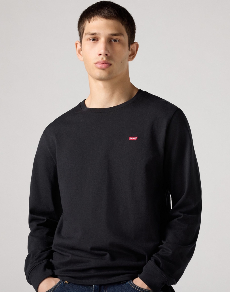 Camiseta de hombre de manga larga Levi's®, modelo 72848-0009, negra - 3 - La Casa Dels Pantalons