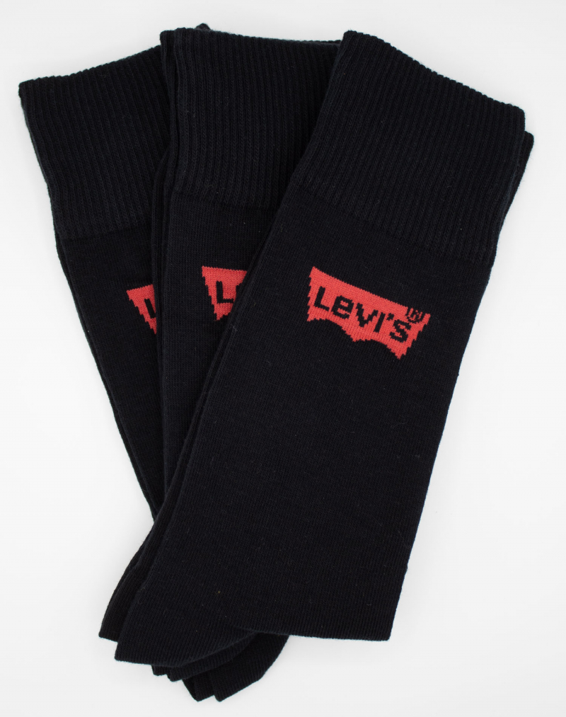 Pack de 3 calcetines Levi's, modelo 903052001/884, negros - 3 - La Casa Dels Pantalons