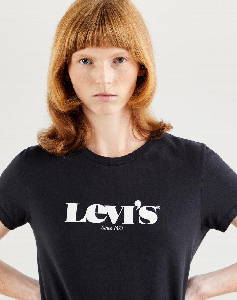 Samarreta de dona de màniga curta Levi's 17369-1250 negra - 3 - La Casa Dels Pantalons
