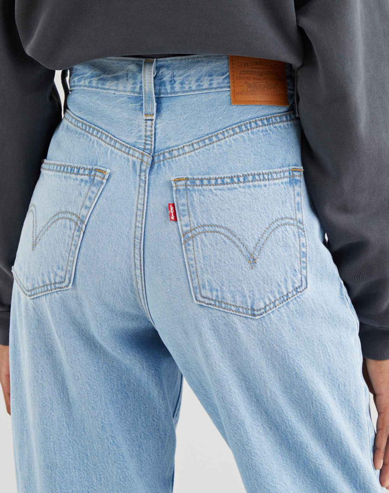 Pantalons texans de dona Levi's High Loose Taper 17847-0008 rentat a la pedra clar - 3 - La Casa Dels Pantalons
