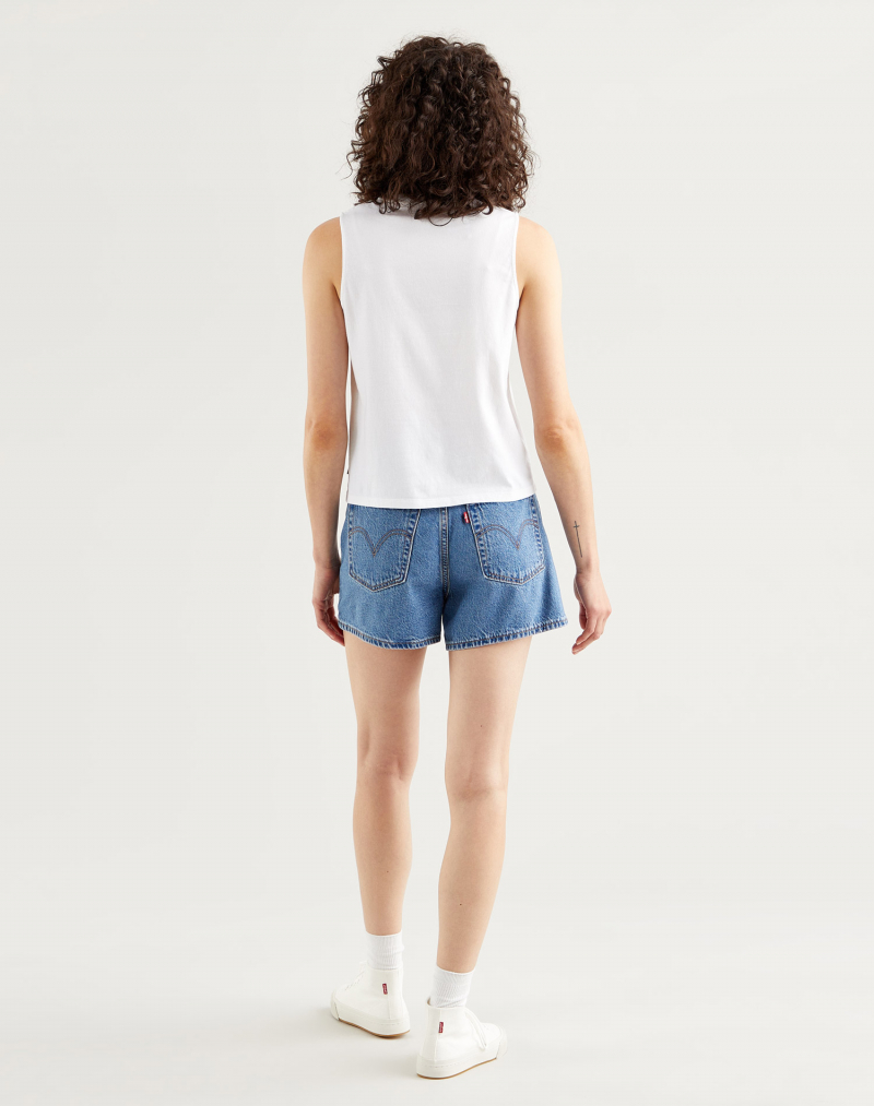 Camiseta de mujer sin mangas Levi's 18184-0002 blanca - 2 - La Casa Dels Pantalons
