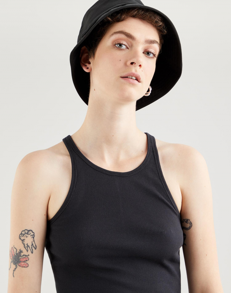 Samarreta de dona de tires Levi's 19706-0003 negra - 2 - La Casa Dels Pantalons