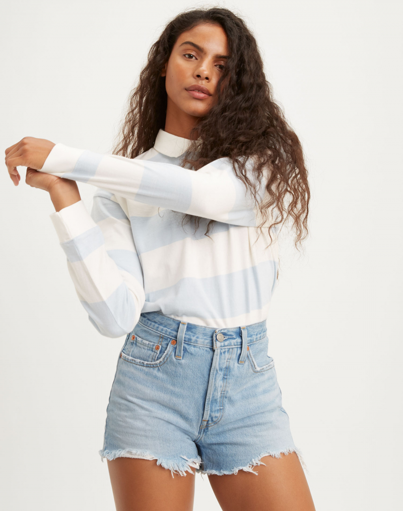 Short de mujer Levi's 501, modelo 56327-0086, de color tejano bleach - 3 - La Casa Dels Pantalons