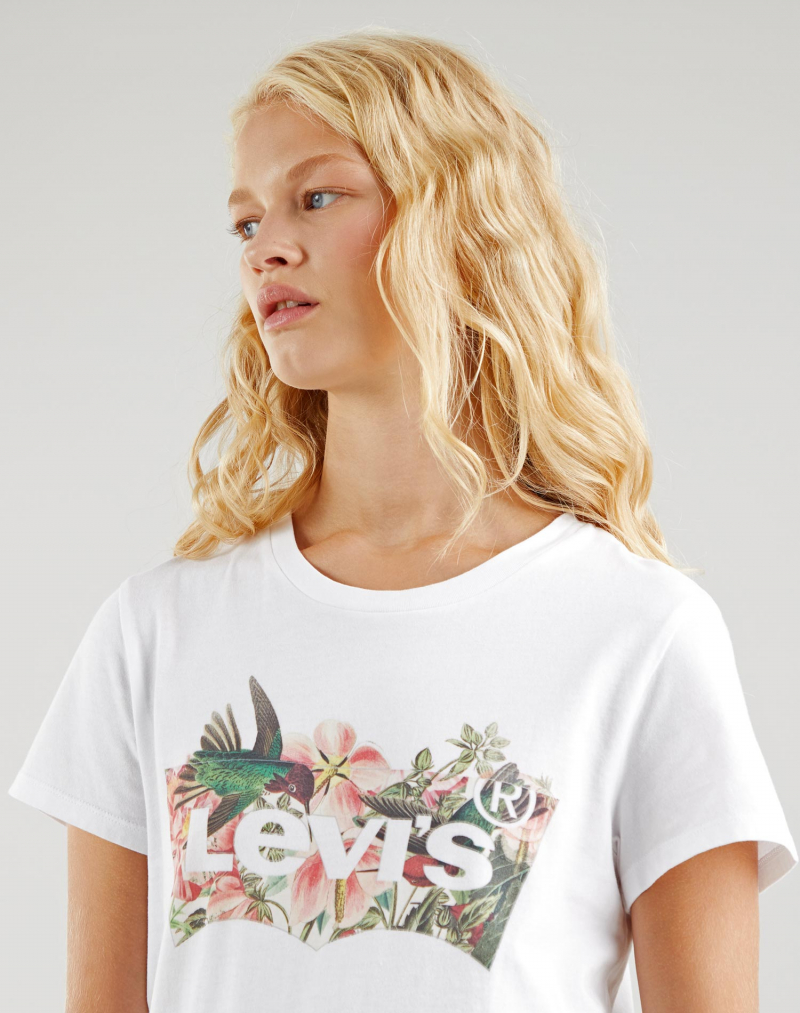 Samarreta de dona de màniga curta Levi's 17369-1265 blanca - 2 - La Casa Dels Pantalons