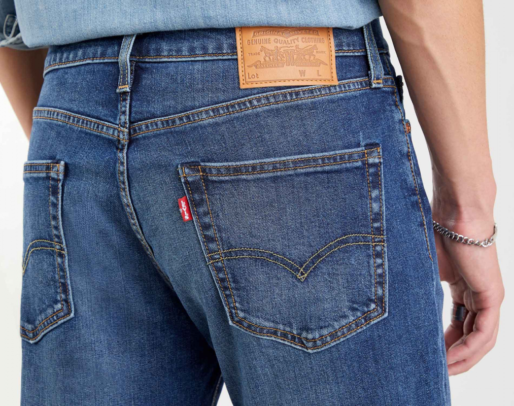 Pantalons texans d'home Levi's 511 slim 04511-4971 rentat a la pedra fosc - 2 - La Casa Dels Pantalons