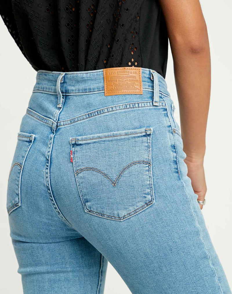 Pantalones vaqueros de mujer Levi's 721 high rise skinny 18882-0332 bleach - 3 - La Casa Dels Pantalons