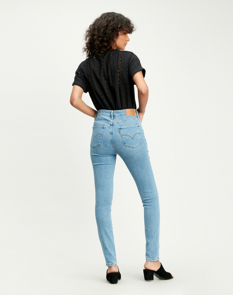 Pantalones vaqueros de mujer Levi's 721 high rise skinny 18882-0332 bleach - 2 - La Casa Dels Pantalons