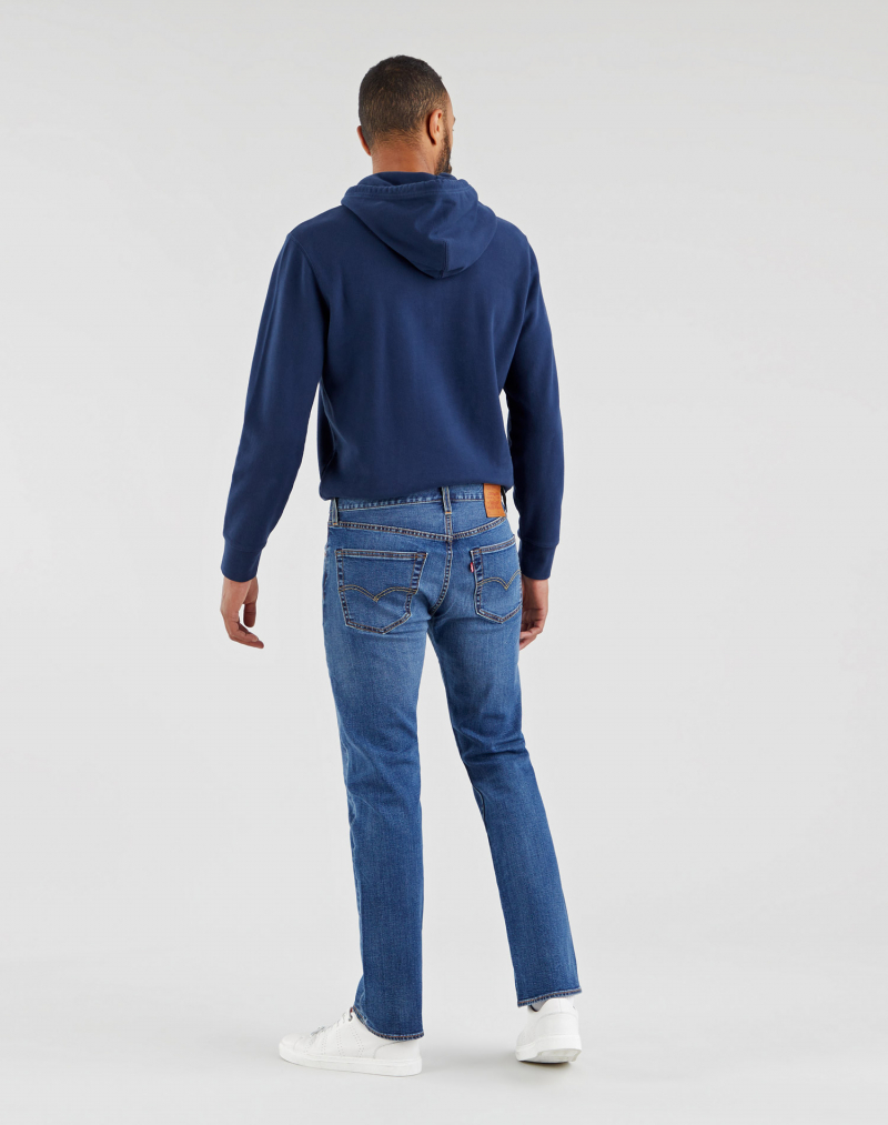 Pantalons texans d'home Levi's 501 regular 00501-3135 rentat a la pedra - 3 - La Casa Dels Pantalons