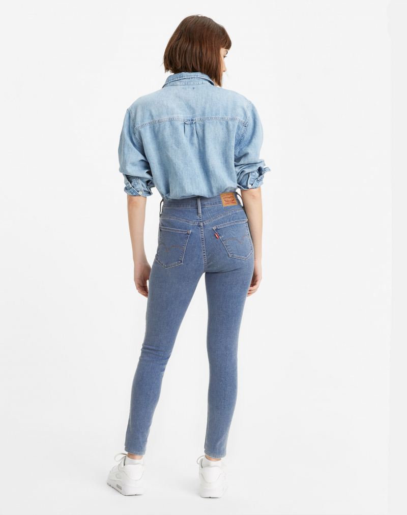Pantalons texans de dona Levi's 720 high rise super skinny 52797-0193 rentat a la pedra - 2 - La Casa Dels Pantalons