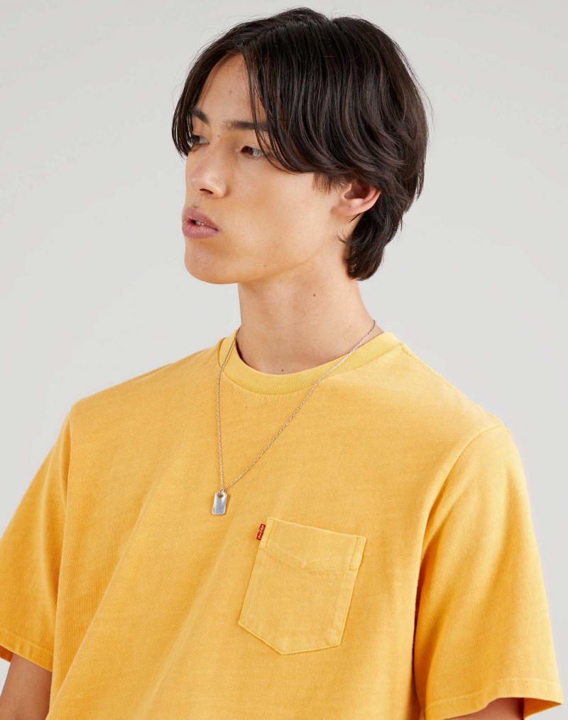 Samarreta d'home de màniga curta Levi's 34310-0019 groga - 2 - La Casa Dels Pantalons