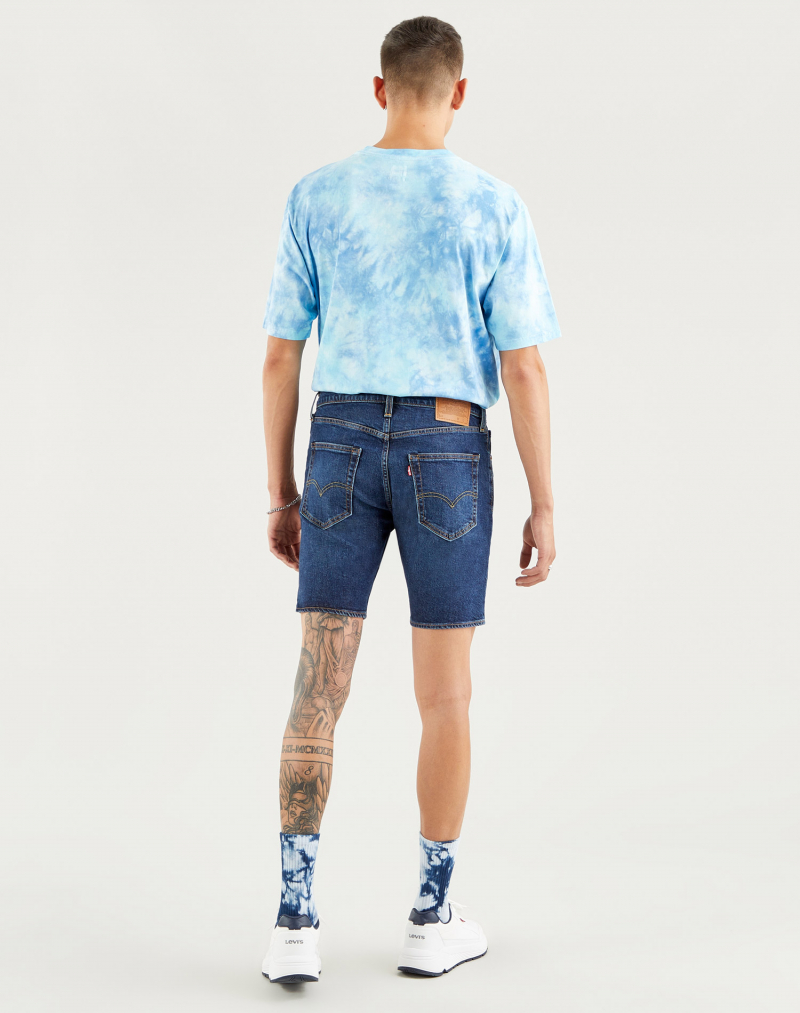 Bermuda de hombre Levi's 412 slim 39387-0021 tejano azul medio - 3 - La Casa Dels Pantalons