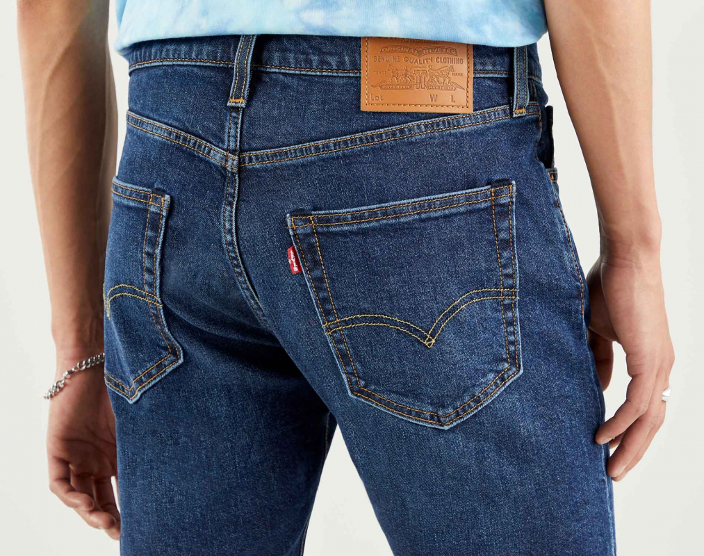 Bermuda de hombre Levi's 412 slim 39387-0021 tejano azul medio - 2 - La Casa Dels Pantalons