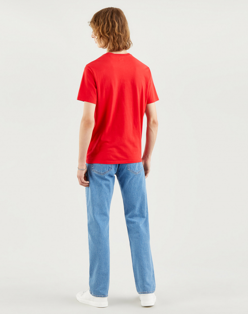 Camiseta de hombre de manga corta Levi's 56605-0067 roja - 2 - La Casa Dels Pantalons