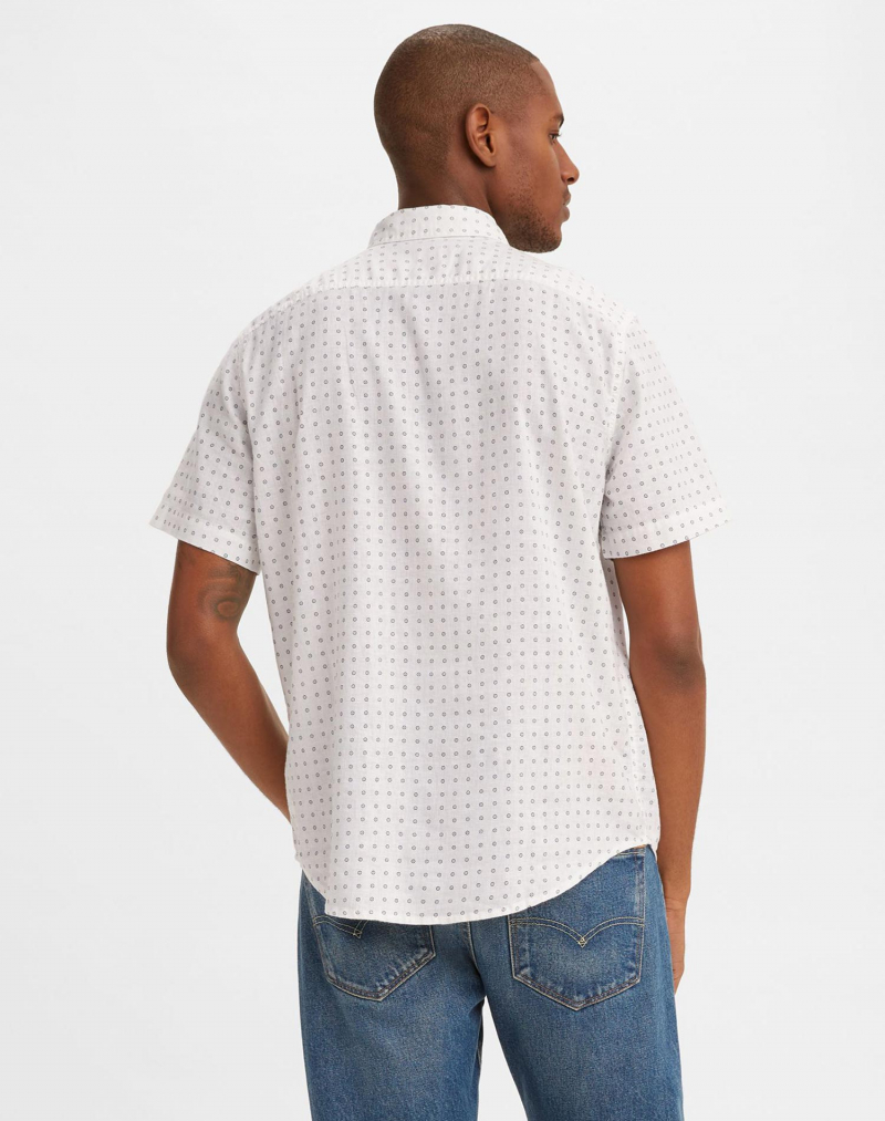 Camisa d'home de màniga curta Levi's 86627-0058 blanca - 3 - La Casa Dels Pantalons