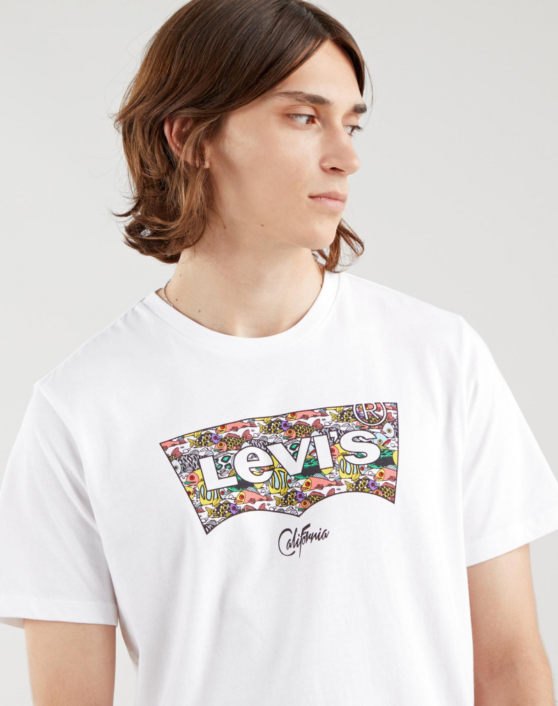 Samarreta d'home de màniga curta Levi's 22489-0318 blanca - 2 - La Casa Dels Pantalons