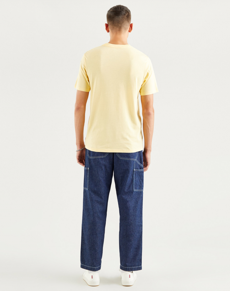 Camiseta de hombre de manga corta Levi's 22489-0321 amarilla - 3 - La Casa Dels Pantalons