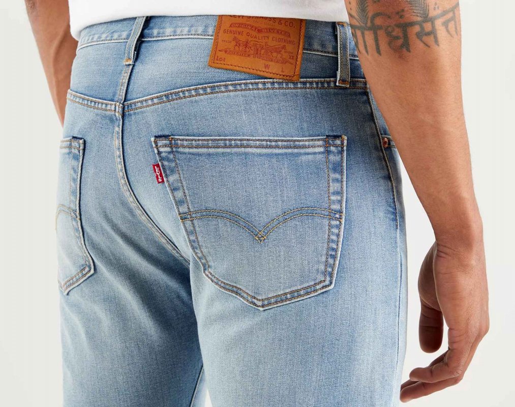 Pantalons texans d'home Levi's 501 regular 00501-3132 bleach - 3 - La Casa Dels Pantalons