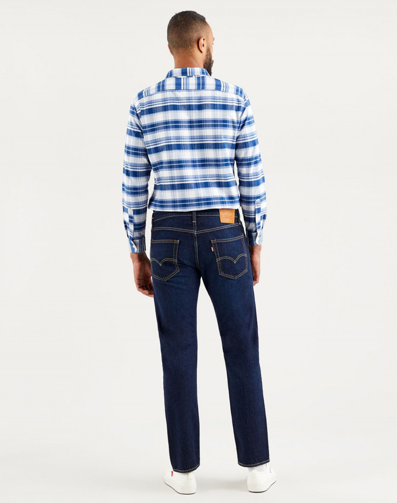 Pantalons texans d'home Levi's 502 taper 29507-0939 blau fosc - 2 - La Casa Dels Pantalons