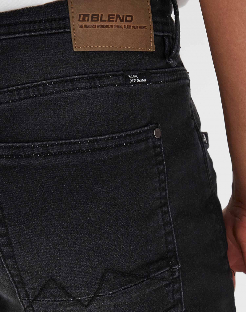 Pantalons texans d'home Blend Twister slim 20711754/200297 color negre - 2 - La Casa Dels Pantalons