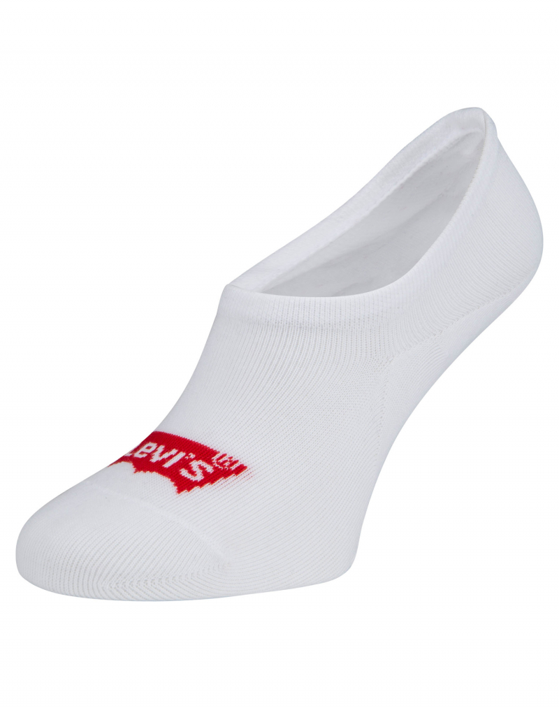 Pack de 3 pares de calcetines pickys escondidos Levi's®, modelo 100003129/002, blancos - 2 - La Casa Dels Pantalons