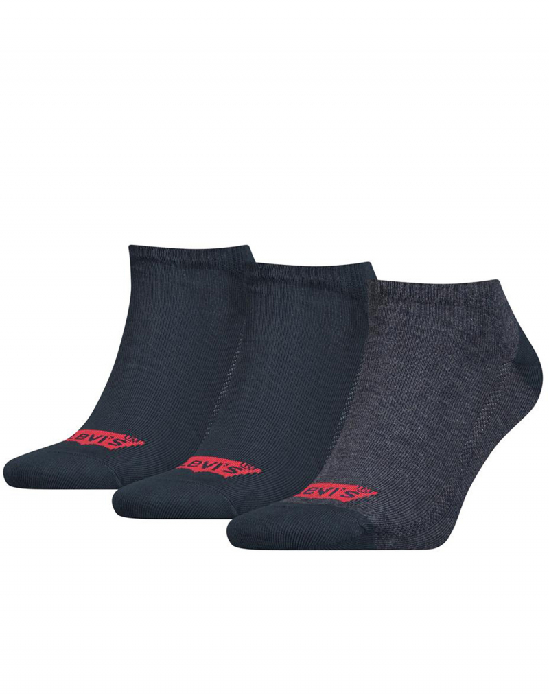 Pack de 3 parells de mitjons pickys Levi’s®, model 903050001/825, blaus. - 2 - La Casa Dels Pantalons