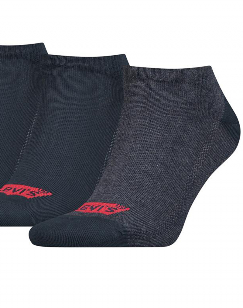 Pack de 3 parells de mitjons pickys Levi’s®, model 903050001/825, blaus. - 3 - La Casa Dels Pantalons