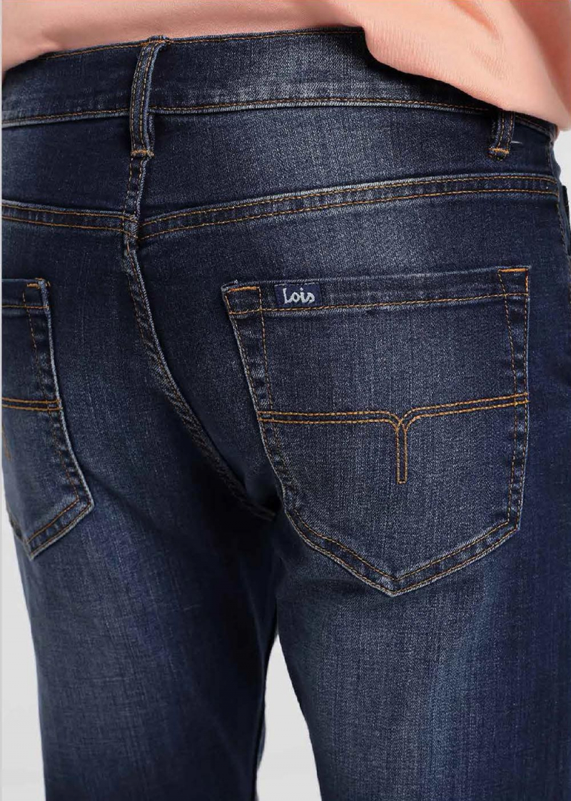 Pantalons texans d'home Lois Robin 10191/966 blau mig - 2 - La Casa Dels Pantalons