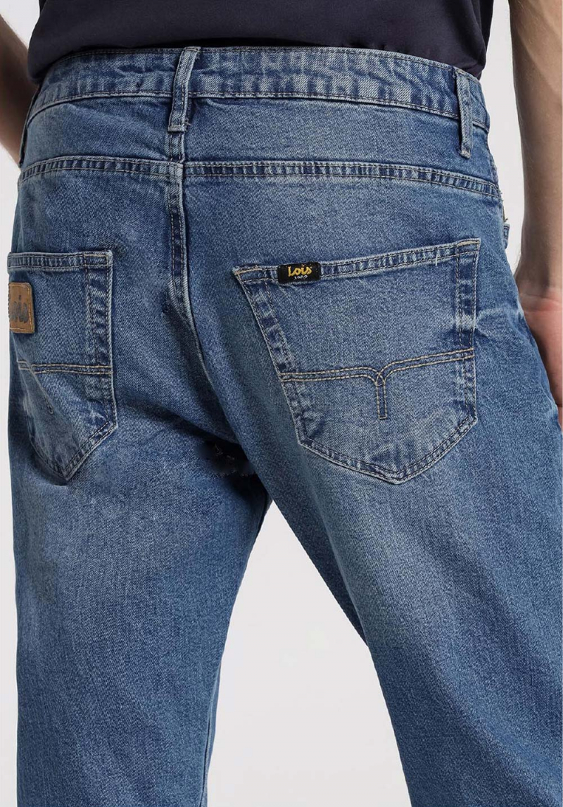 Pantalones vaqueros de hombre Lois Billy slim 10192/939 lavado a la piedra - 3 - La Casa Dels Pantalons