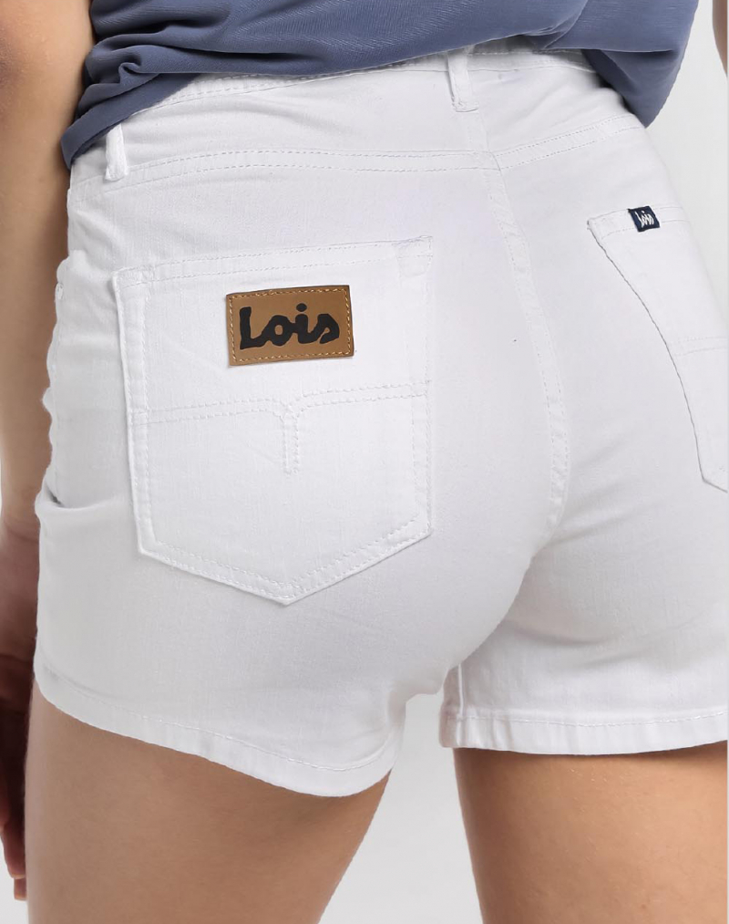 Shorts de dona Lois Diana 21106/501 de texà color blanc - 2 - La Casa Dels Pantalons