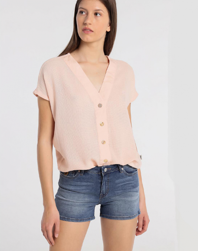 Shorts de mujer Lois Diana 21106/938 de tejano lavado a la piedra - 3 - La Casa Dels Pantalons