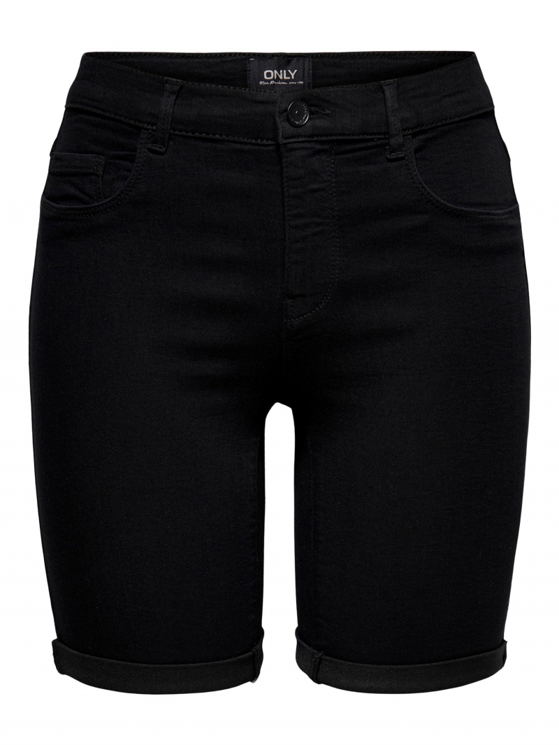 Bermuda de mujer Only Rain, modelo 15176847, negra - 3 - La Casa Dels Pantalons