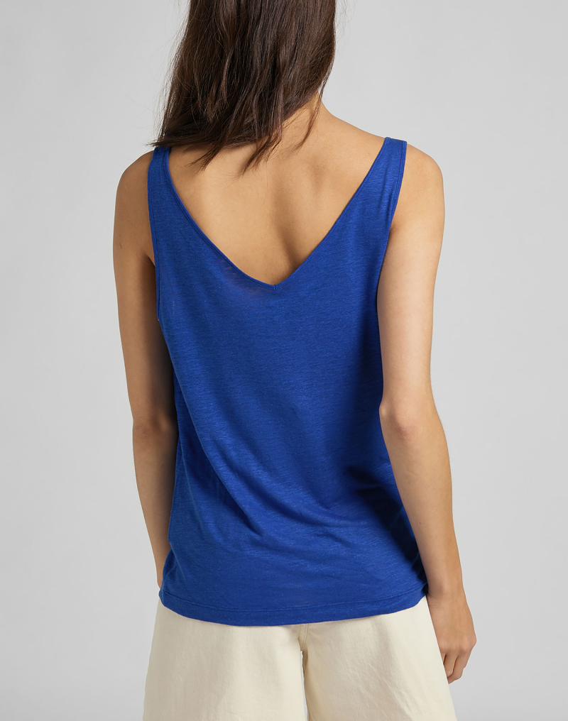 Samarreta de dona de tires Lee, model L44UENQF, blava - 3 - La Casa Dels Pantalons