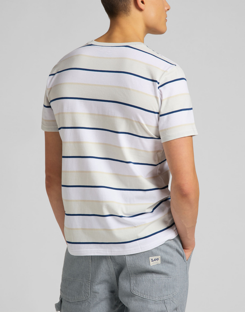 Camiseta de hombre de manga corta Lee, modelo L60XLAQA, de rayas - 3 - La Casa Dels Pantalons