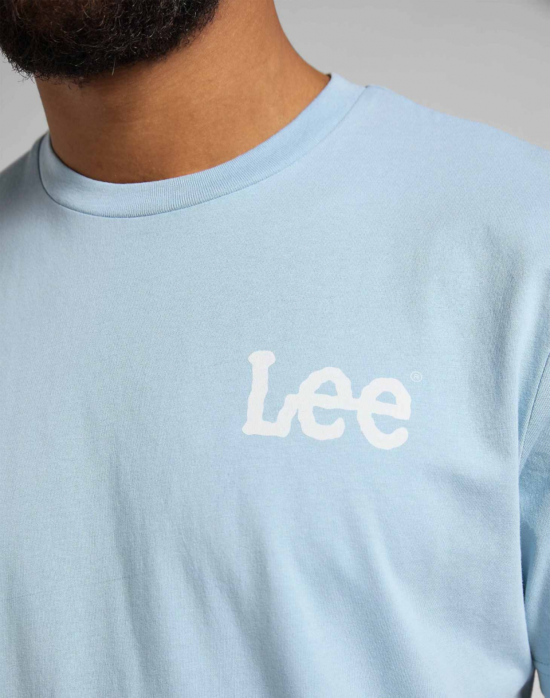 Samarreta d'home de màniga curta Lee, model L65QAIUY, blava - 3 - La Casa Dels Pantalons