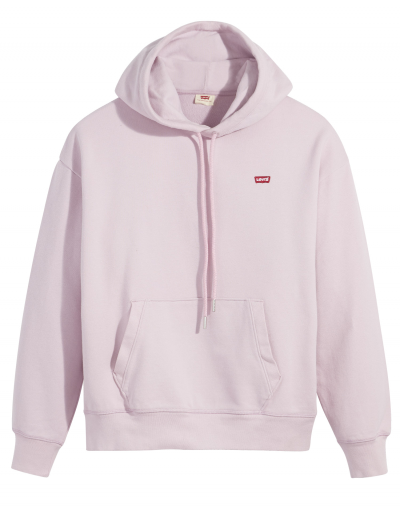 Sudadera de mujer Levi's con capucha, modelo 24693-0020, rosa - 3 - La Casa Dels Pantalons